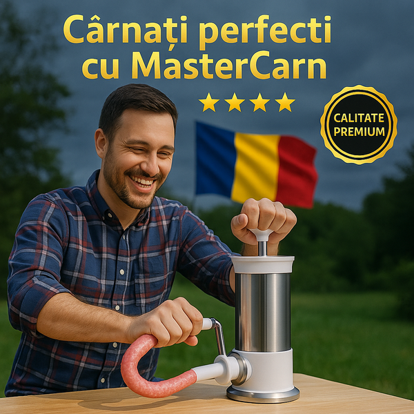 MasterCarn Mașina Cârnați Profesională din Inox Alimentar
